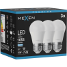 Mexen Nova 3x Ampoule LED E27, G45, 10W, Froid - 6500K, 1055 lm - L101-E27-1065-01x03