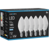 Mexen Nova 6x Ampoule LED E14, C37, 1W, Froide - 6500K, 105 lm - L102-E14-0165-01x06