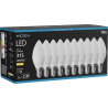 Mexen Nova 10x Ampoule LED E14, C37, 3W, Chaude - 3000K, 315 lm - L102-E14-0330-01x10