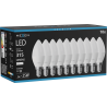 Mexen Nova 10x Ampoule LED E14, C37, 3W, Neutre - 4000K, 315 lm - L102-E14-0340-01x10