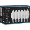 Mexen Nova 6x Ampoule LED E14, C37, 3W, Froide - 6500K, 315 lm - L102-E14-0365-01x06