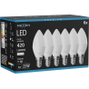 Mexen Nova 6x Ampoule LED E14, C37, 4W, Neutre - 4000K, 420 lm - L102-E14-0440-01x06
