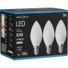 Mexen Nova 3x Ampoule LED E14, C37, 6W, Froide - 6500K, 630 lm - L102-E14-0665-01x03