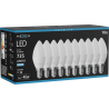 Mexen Nova 10x ampoule LED E14, C37, 7W, Froid - 6500K, 735 lm - L102-E14-0765-01x10