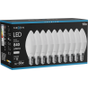 Mexen Nova 10x Ampoule LED E14, C37, 8W, Neutre - 4000K, 840 lm - L102-E14-0840-01x10
