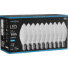Mexen Nova 10x Ampoule LED E14, C37, 10W, Froid - 6500K, 1055 lm - L102-E14-1065-01x10