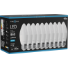 Mexen Nova 10x Ampoule LED E27, C37, 8W, Froide - 6500K, 840 lm - L102-E27-0865-01x10