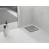 Mexen Flat-Q M13 siphon de sol carré 12 x 12 cm, inox - 1010012
