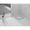 Mexen Flat-Q M13 siphon de sol carré 15 x 15 cm, inox - 1010015