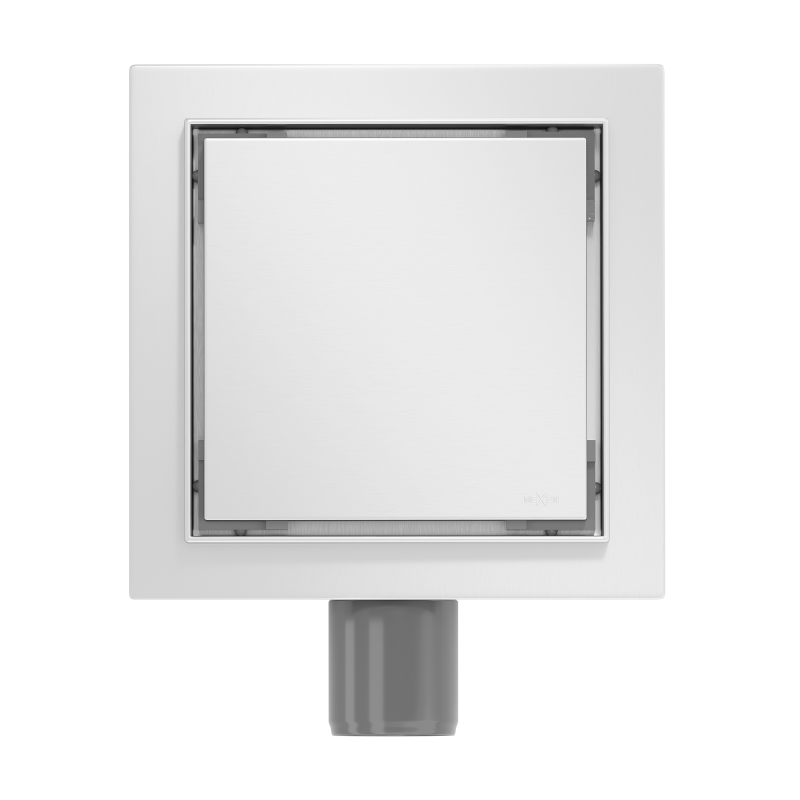 Mexen Flat-Q M13 caniveau de sol carré 20 x 20 cm, inox - 1010020