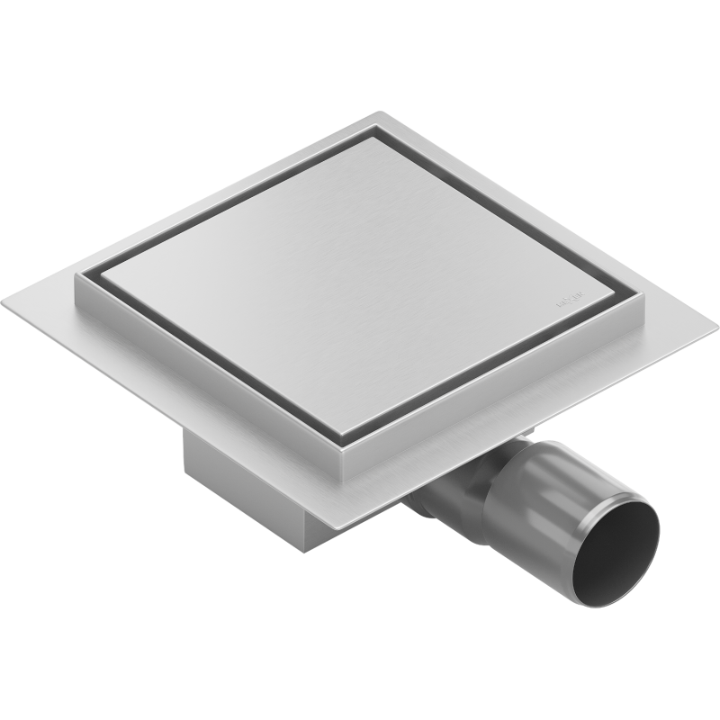 Mexen Flat-Q M13 caniveau de sol carré 20 x 20 cm, inox - 1010020