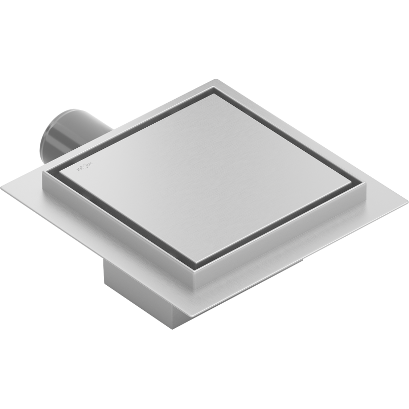 Mexen Flat-Q M13 caniveau de sol carré 25 x 25 cm, inox - 1010025