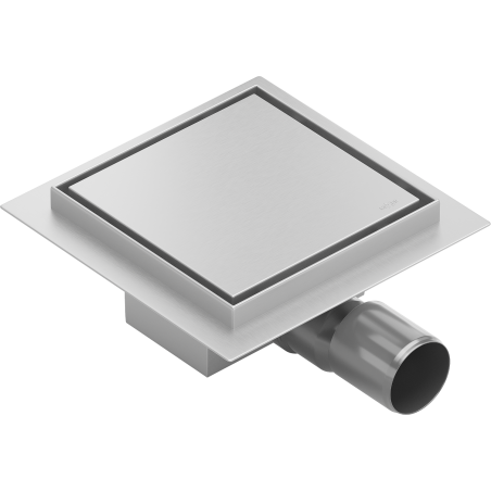 Mexen Flat-Q M13 caniveau de sol carré 25 x 25 cm, inox - 1010025