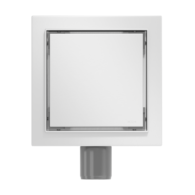Mexen Flat-Q M13 caniveau de sol carré 25 x 25 cm, inox - 1010025