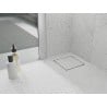Mexen Flat-Q M13 siphon de sol carré 12 x 12 cm, blanc - 1210012
