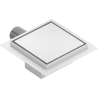 Mexen Flat-Q M13 siphon de sol carré 15 x 15 cm, blanc - 1210015