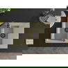 Mexen Gaspar évier en granit à 1,5 cuvette avec égouttoir 737 x 475 mm, Beige, siphon Noir - 6507731505-69-B