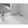 Mexen Flat-T M13 siphon de sol triangulaire 20 x 20 cm, noir - 1710320