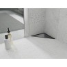 Mexen Flat-T M13 siphon de sol triangulaire 20 x 20 cm, noir - 1710320