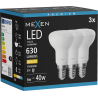 Mexen Nova 3x Ampoule LED E14, R50, 6W, Chaude - 3000K, 630 lm - L103-E14-0630-01x03