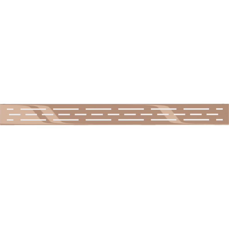 Mexen Flat M01 cache pour siphon linéaire 60 cm, or rose - 1620060