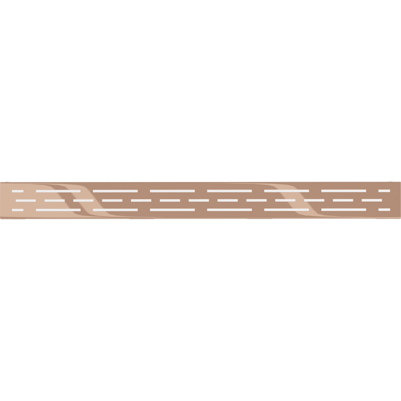 Mexen Flat M01 cache du drain linéaire 70 cm, or rose - 1620070