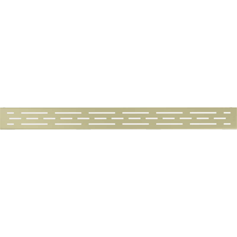 Mexen Flat M01 cache pour drain linéaire 70 cm, or brossé - 1A20070