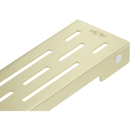 Mexen Flat M01 cache pour caniveau linéaire 80 cm, or brossé - 1A20080