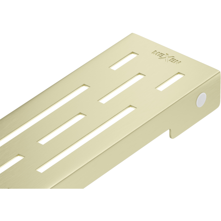 Mexen Flat M01 couvre-écoulement pour canalisation linéaire 100 cm, or brossé - 1A20100