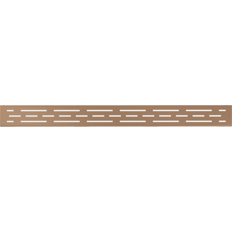 Mexen Flat M01 cache pour drain linéaire 50 cm, cuivre brossé - 1C20050