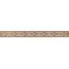 Mexen Flat M01 cache pour drain linéaire 50 cm, cuivre brossé - 1C20050
