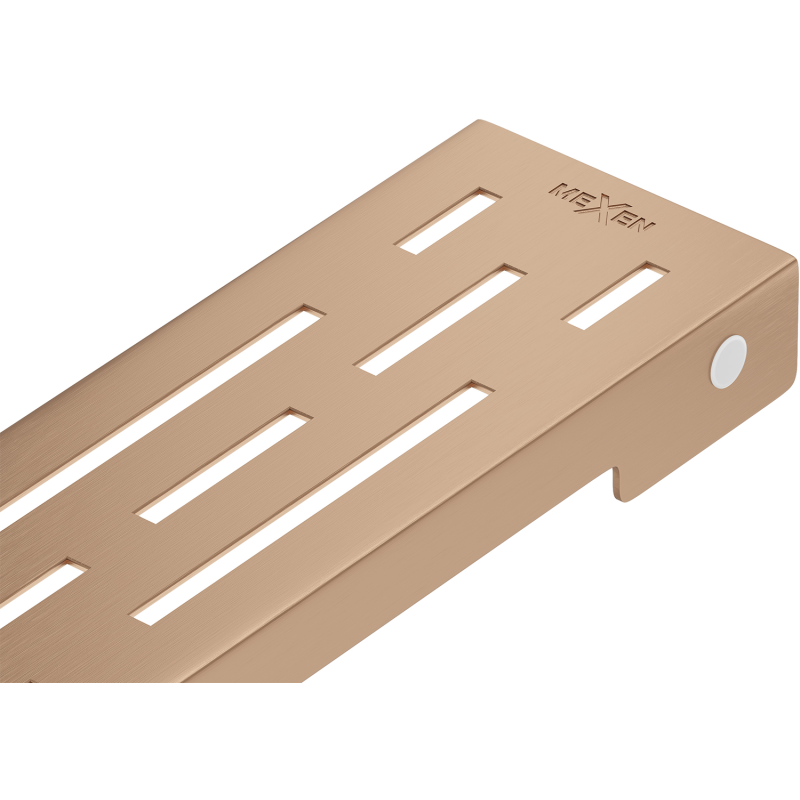 Mexen Flat M01 cache pour drain linéaire 90 cm, cuivre brossé - 1C20090