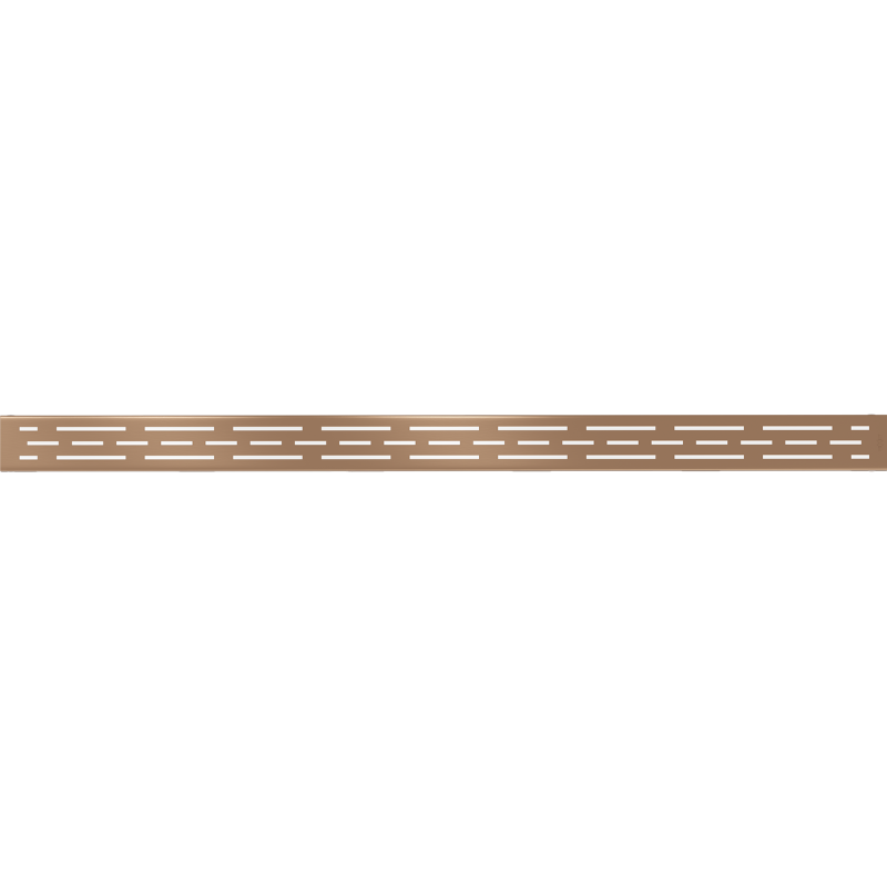 Mexen Flat M01 cache pour drain linéaire 90 cm, cuivre brossé - 1C20090