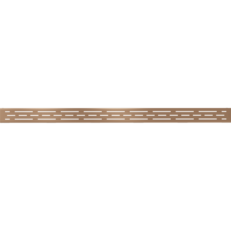 Mexen Flat M01 cache pour drain linéaire 100 cm, cuivre brossé - 1C20100