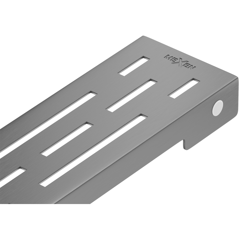 Mexen Flat M01 cache pour drain linéaire 50 cm, gris canon brossé - 1E20050