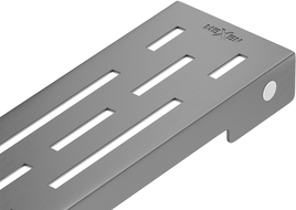 Mexen Flat M01 cache pour caniveau de douche 60 cm, gris métallisé brossé - 1E20060