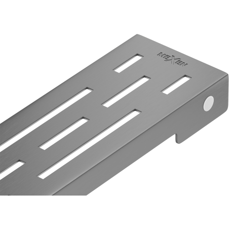 Mexen Flat M01 cache pour drain linéaire 80 cm, gris canon brossé - 1E20080