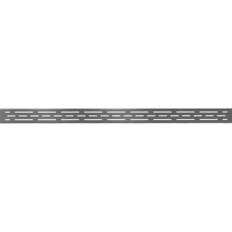 Mexen Flat M01 cache pour drain linéaire 80 cm, gris canon brossé - 1E20080