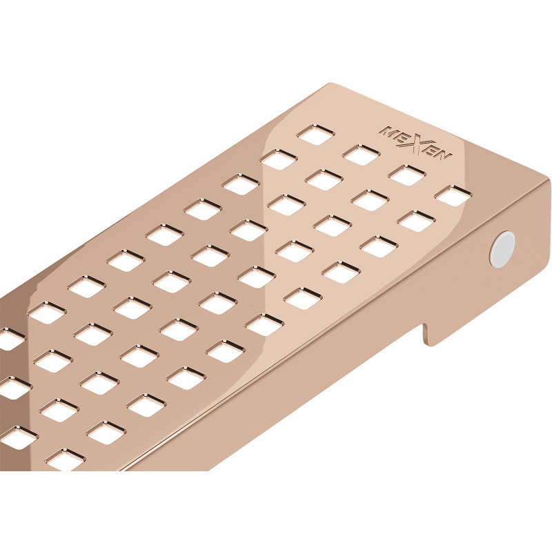 Mexen Flat M08 Cache pour drainage linéaire 100 cm, or rose - 1625100