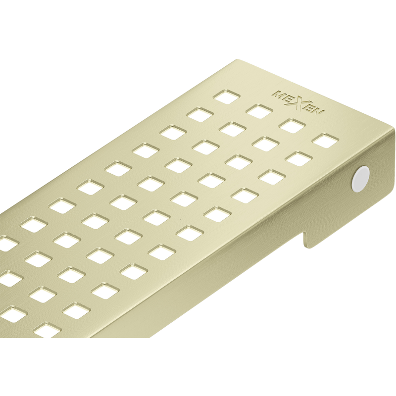 Mexen Flat M08 cache pour drain linéaire 50 cm, or brossé - 1A25050