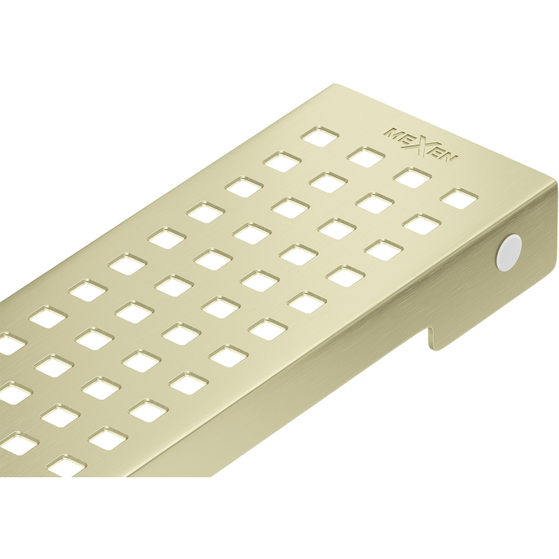 Mexen Flat M08 masque pour drain linéaire 70 cm, or brossé - 1A25070