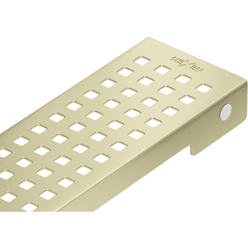 Mexen Flat M08 cache pour drain linéaire 100 cm, or brossé - 1A25100