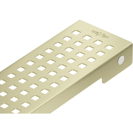 Mexen Flat M08 cache pour le drain linéaire 100 cm, or brossé - 1A25100
