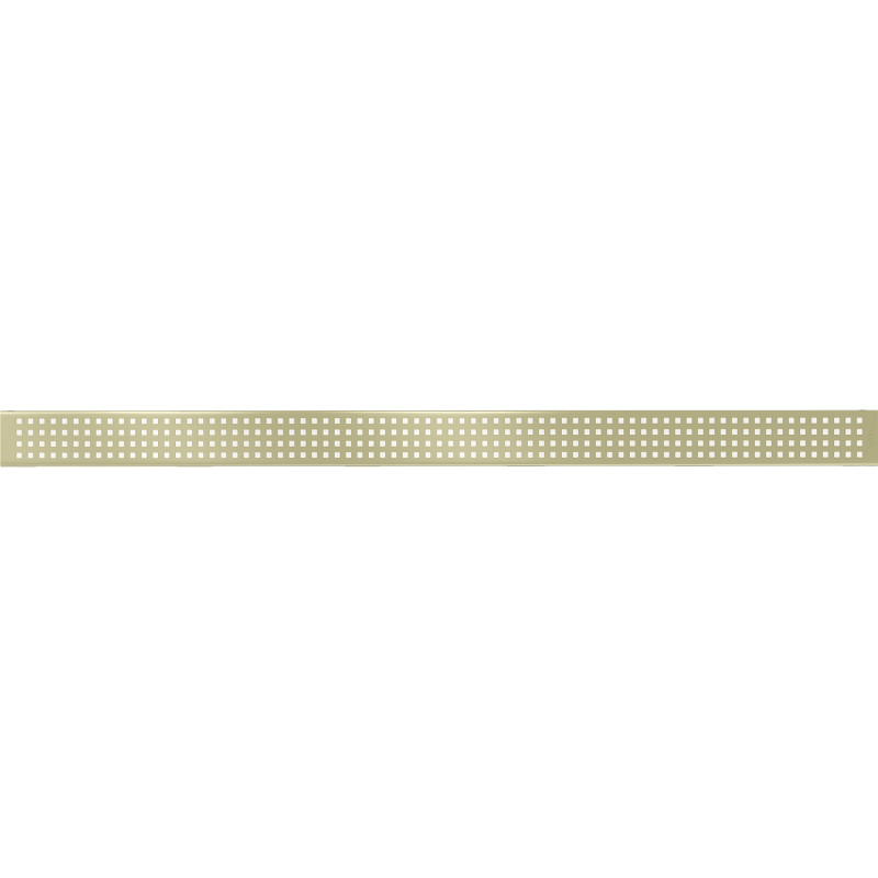 Mexen Flat M08 cache pour drain linéaire 100 cm, or brossé - 1A25100