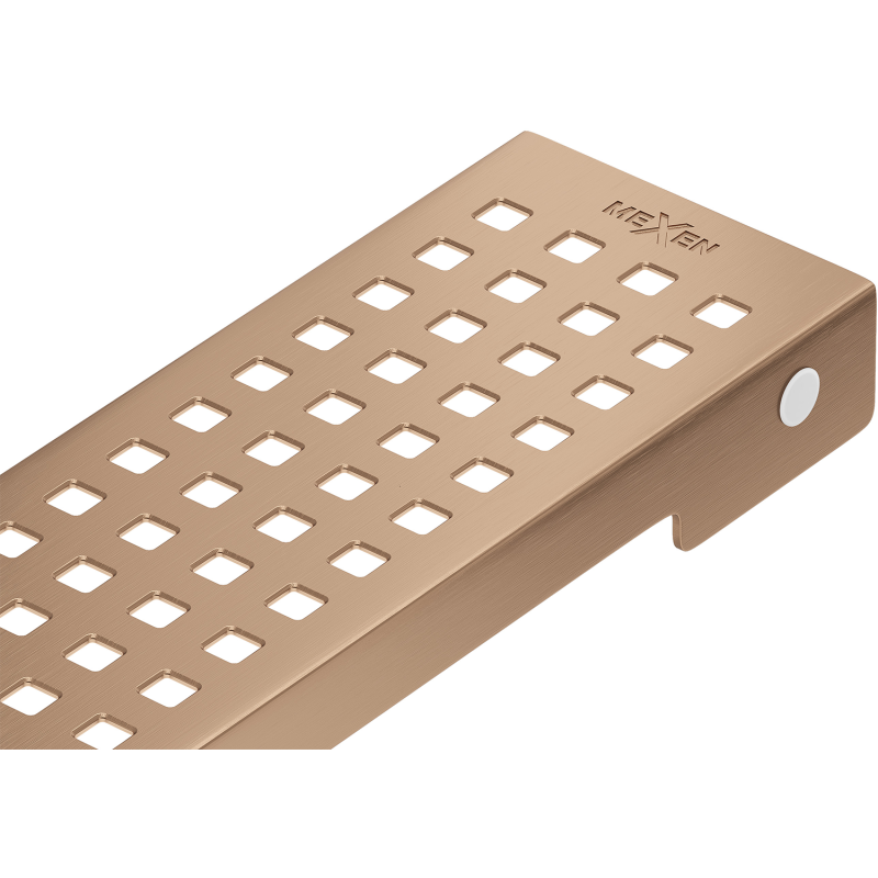 Mexen Flat M08 cache pour drain linéaire 60 cm, cuivre brossé - 1C25060
