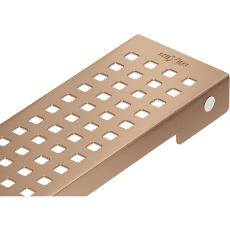 Mexen Flat M08 cache pour drain de sol linéaire 90 cm, cuivre brossé - 1C25090