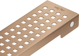 Mexen Flat M08 cache pour drain de sol linéaire 90 cm, cuivre brossé - 1C25090