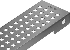 Mexen Flat M08 cache pour caniveau linéaire 80 cm, gris canon brossé - 1E25080