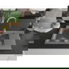 Mexen Gaspar évier en granit à 1,5 cuve avec un égouttoir court 737 x 475 mm, Gris - 6507731505-71