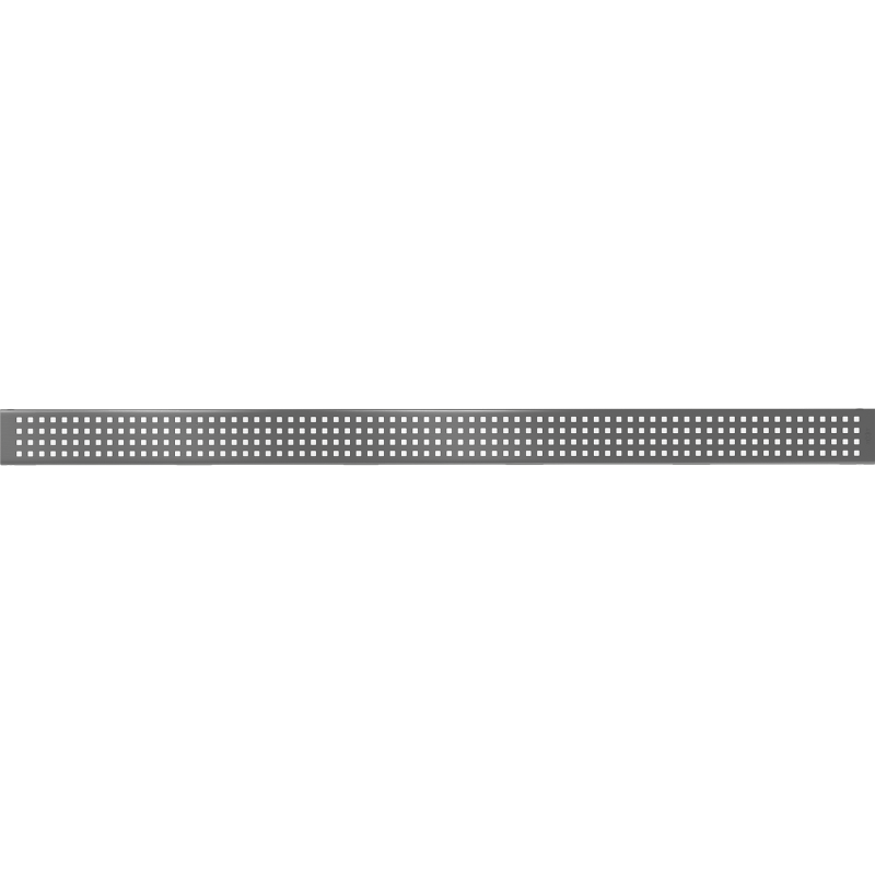 Mexen Flat M08 cache pour drain linéaire 90 cm, gris fusil brossé - 1E25090